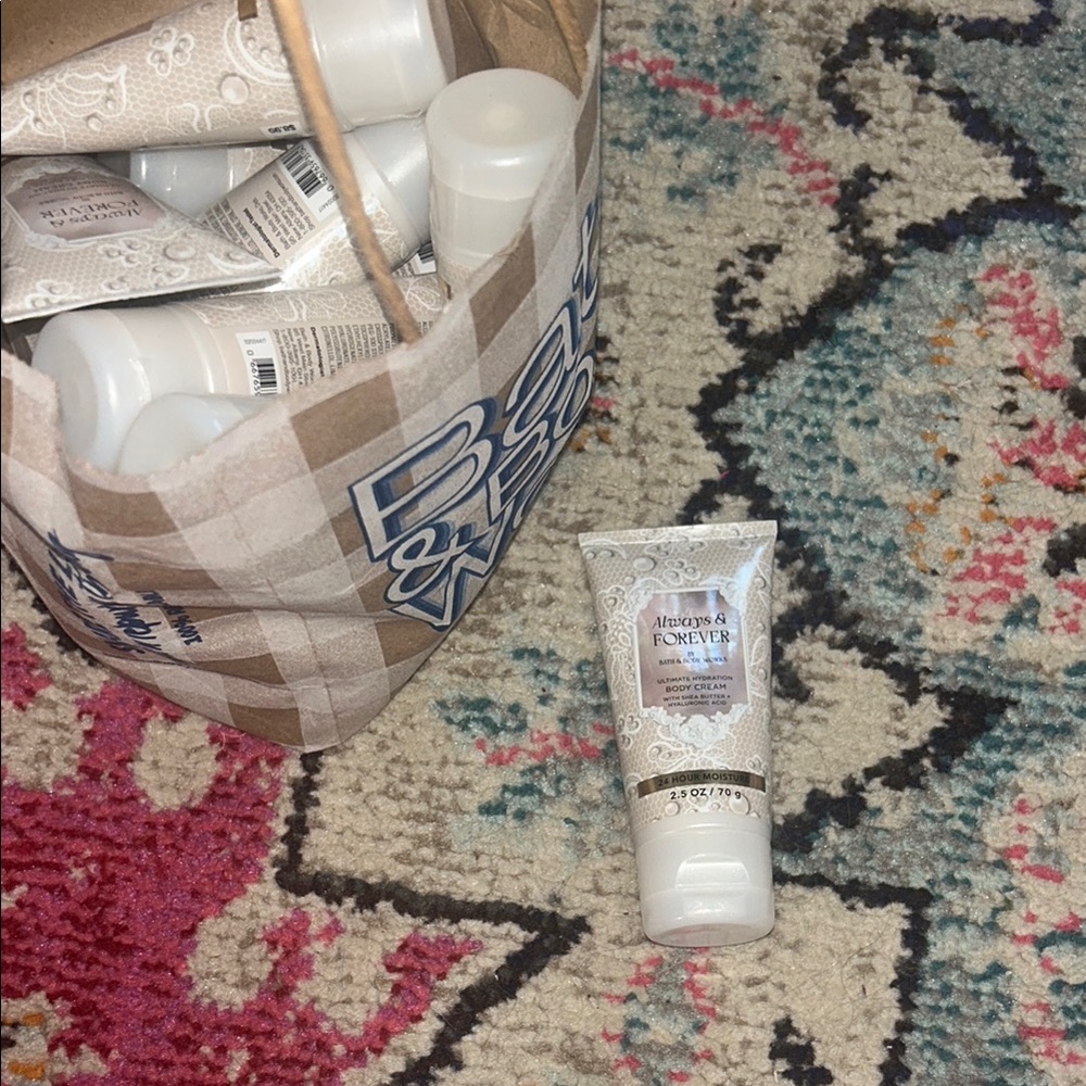 16 always and forever bath and body mini lotions